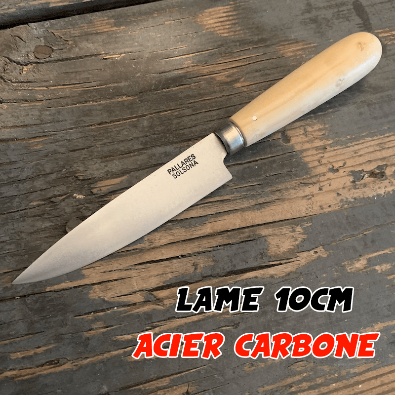 Couteau de cuisine Pallares carbone 10cm
