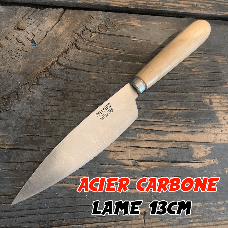 Couteau de cuisine Pallares carbone 13cm
