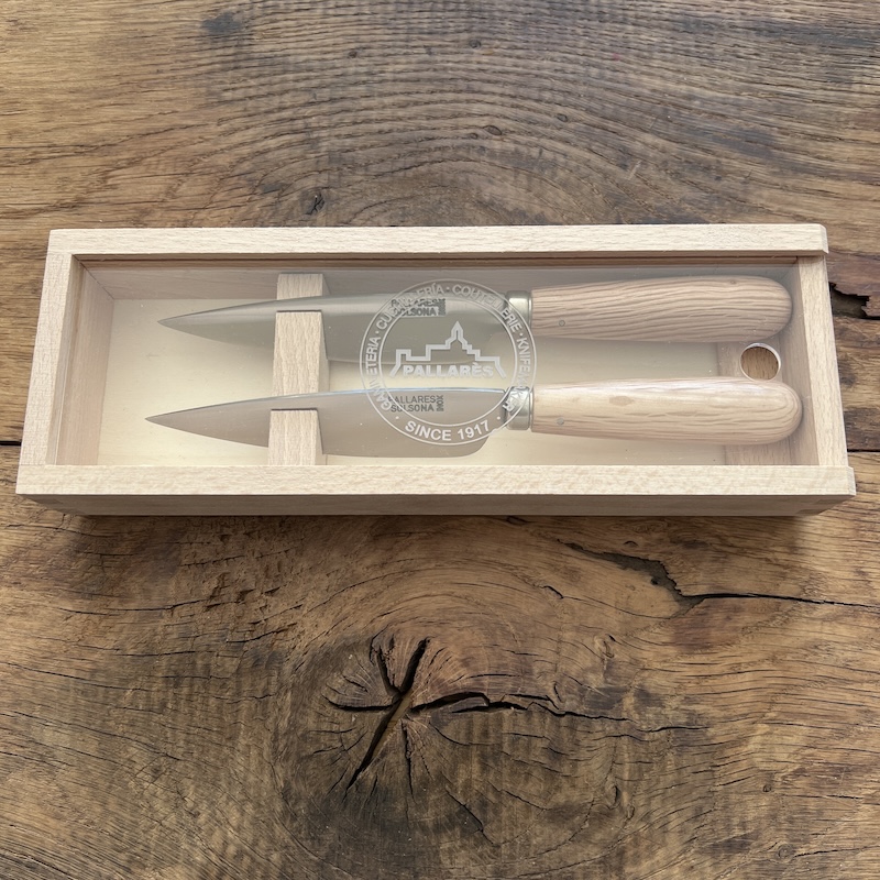 COFFRET 2 COUTEAUX DE TABLE PALLARES CHENE SAUGE 11CM 3