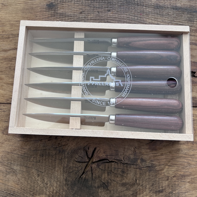 COFFRET COUTEAUX DE TABLE PALLARES VIOLETA 12CM 1