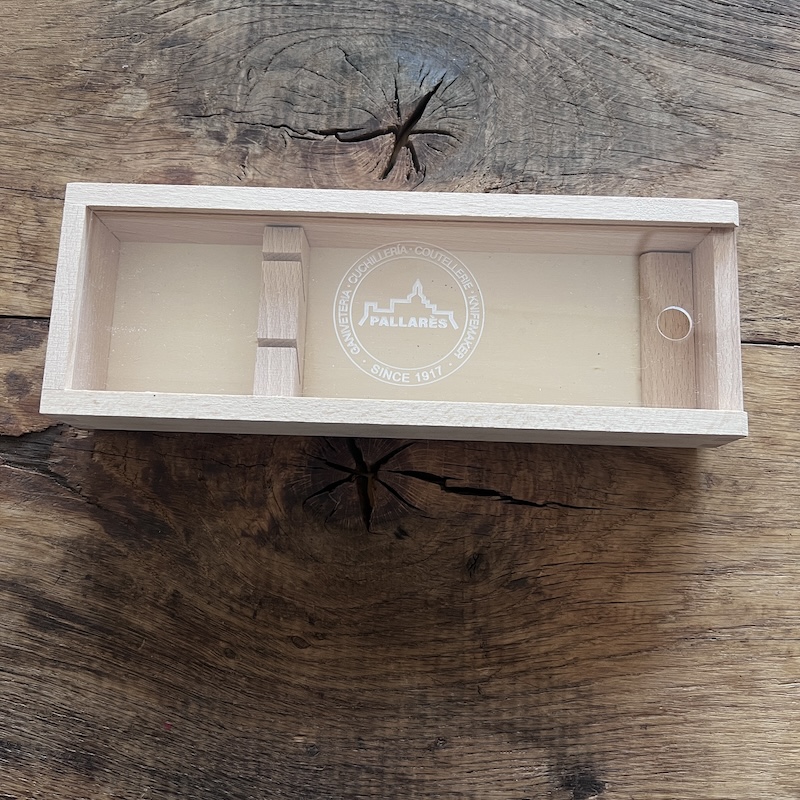 COFFRET VIDE POUR 2 COUTEAUX DE TABLE accessoires pallares