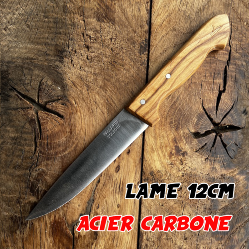 Couteau de chasse de Thiers en olivier - Poignard de chasse Dozorme