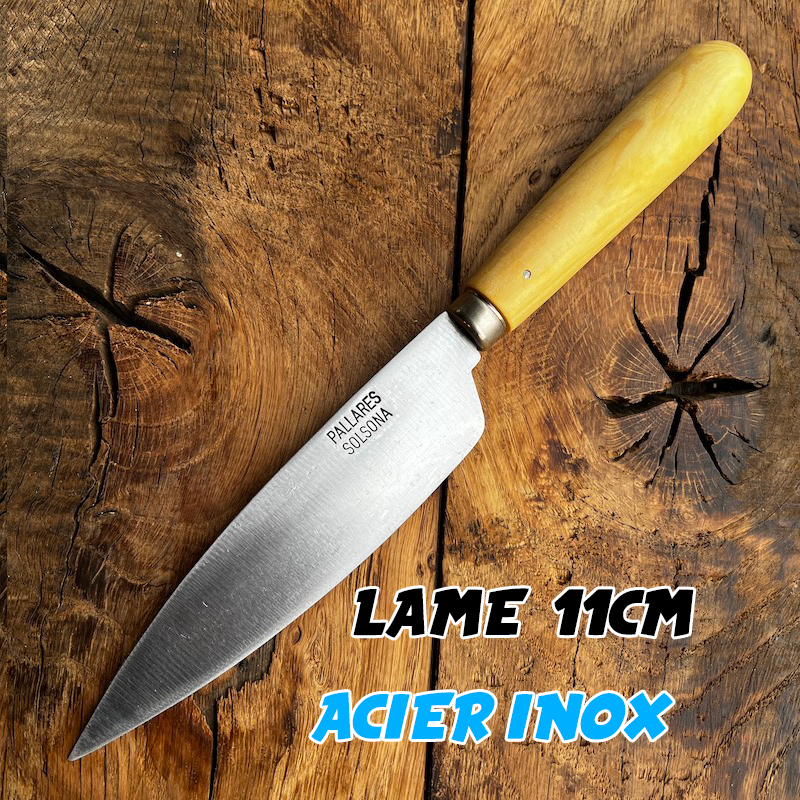 COUTEAU PALLARES SAUGE BUIS INOX 11CM