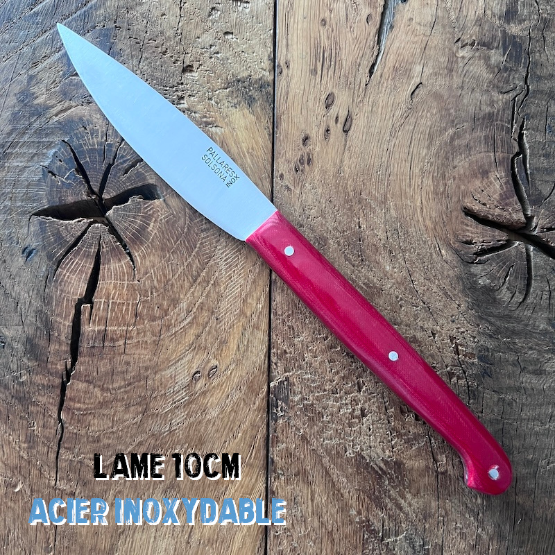 COUTEAU PALLARES SOLSONA de table fin INOX 3