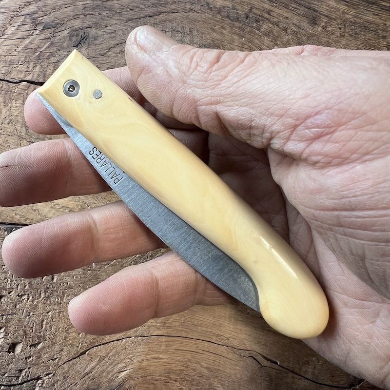 COUTEAU PALLARES PASTOR BUIS CARBONE 5 COUTEAU PALLARES PASTOR BUIS CARBONE 5