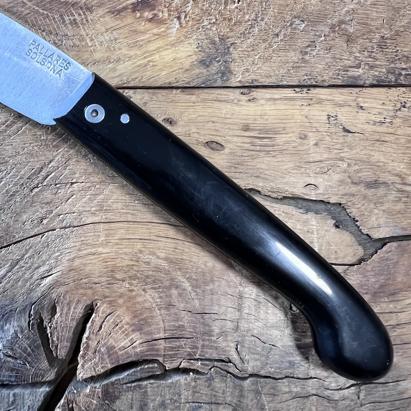 COUTEAU PALLARES PASTOR CORNE CARBONE 2 COUTEAU PALLARES PASTOR CORNE CARBONE 2