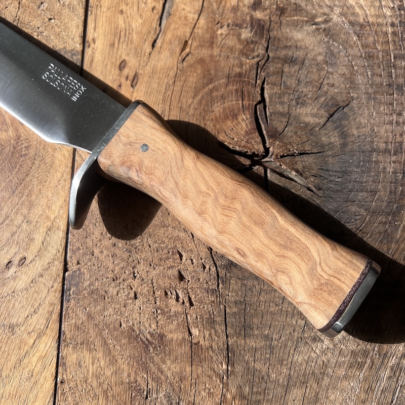 couteau pallares de chasse bowie olivier 16cm carbone 3 COUTEAU PALLARES DE CHASSE BOWIE OLIVIER 16CM CARBONE 3