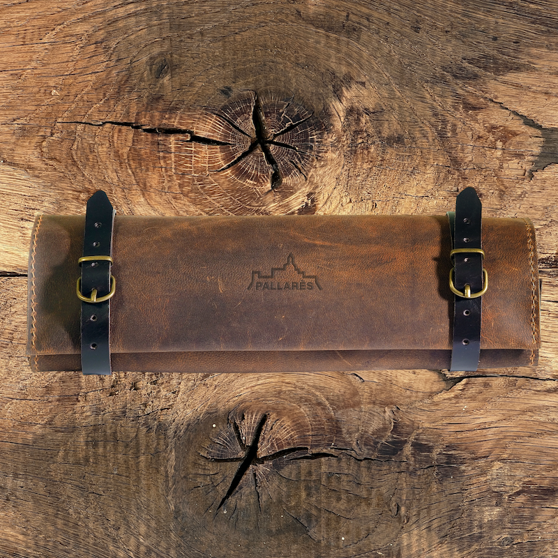 POUCHETTE PALLARES CUIR ROLL UP 3PIECES