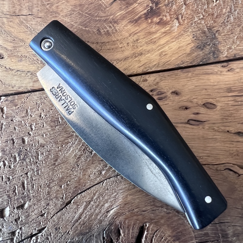 couteau pallares pliant busa ebene carbone 2