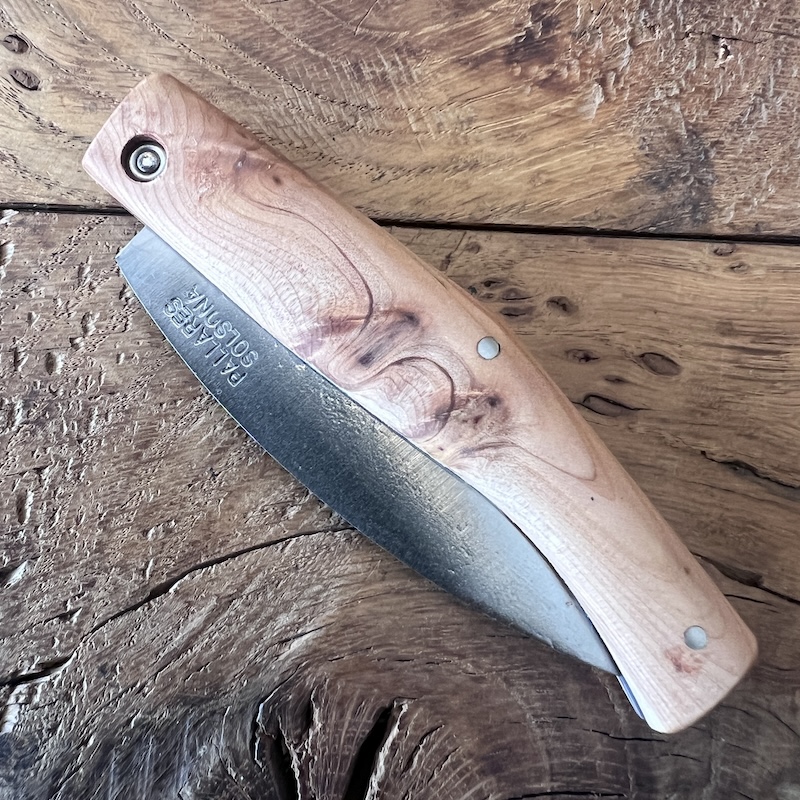 couteau pallares pliant busa genevrier carbone 1