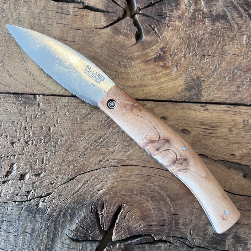 couteau pallares pliant busa genevrier carbone 3