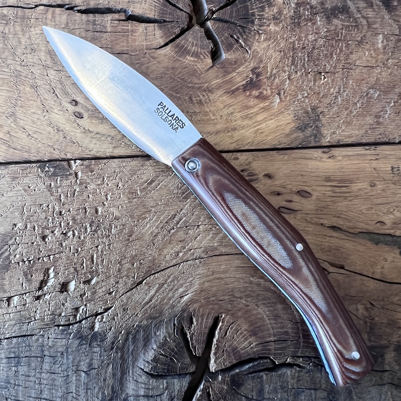 couteau pallares pliant busa micarta marron carbone 2