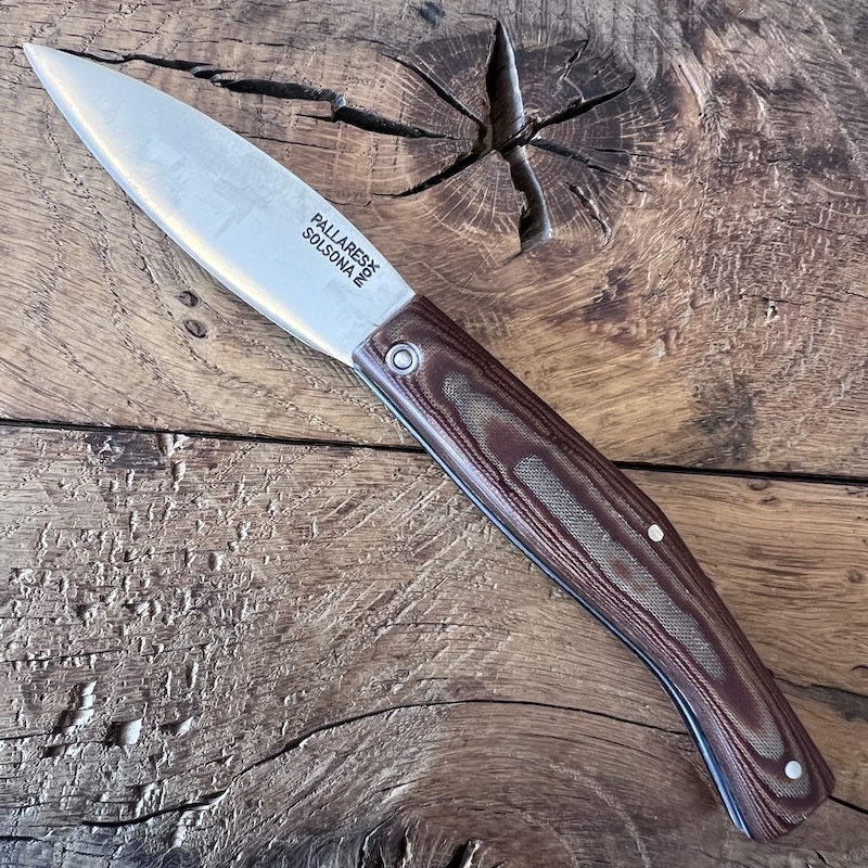couteau pallares pliant busa micarta marron inox 3