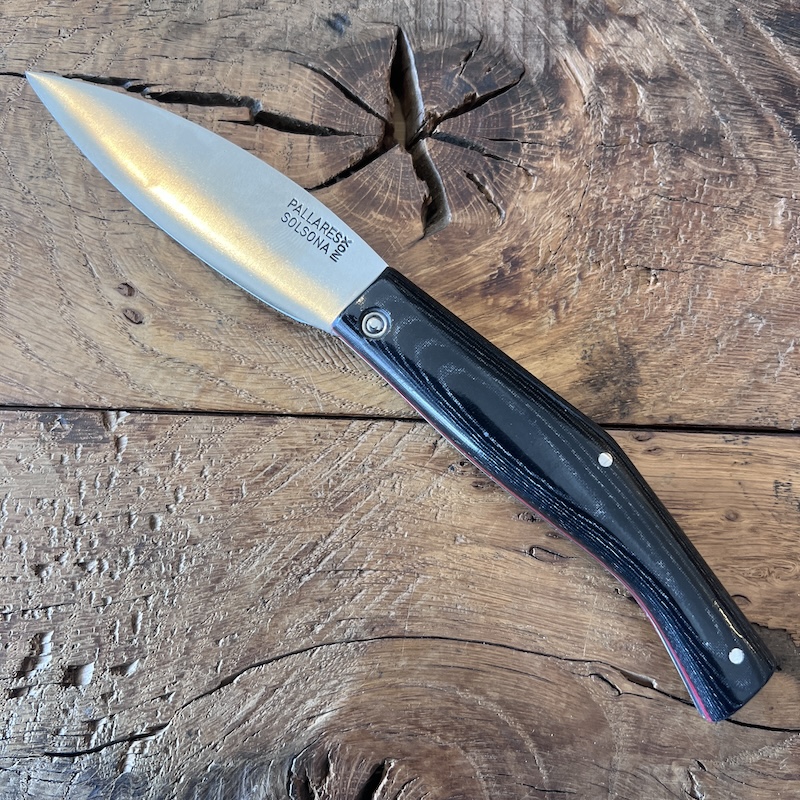 couteau pallares pliant busa micarta noir inox 1