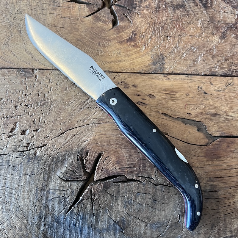 couteau pallares pliant pedreforca micarta carbone 1