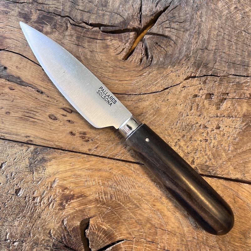 COUTEAU PALLARES CUISINE EBENE 09CM CARBONE 00001