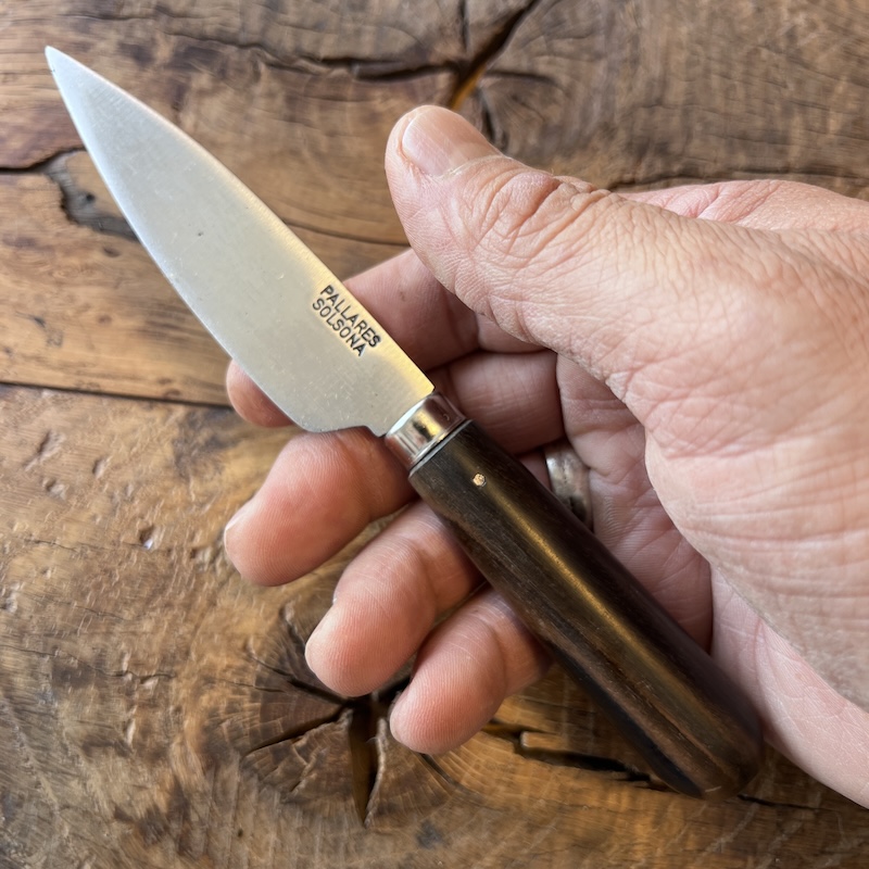 couteau pallares cuisine ebene 09cm carbone 00004 COUTEAU PALLARES CUISINE EBENE 09CM CARBONE 00004