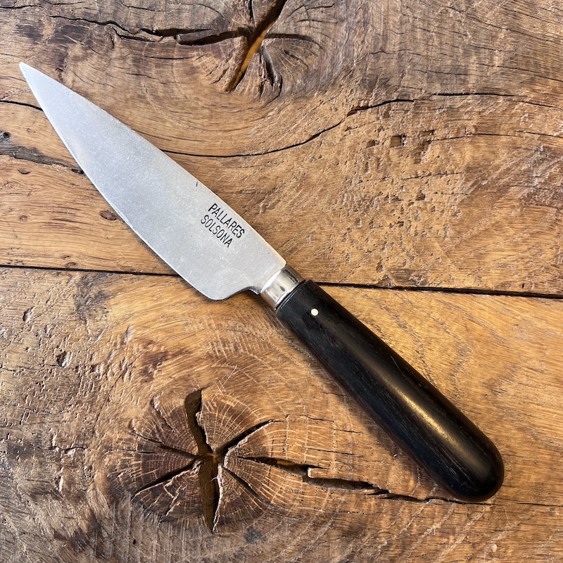 COUTEAU PALLARES CUISINE EBENE 11CM CARBONE 00001