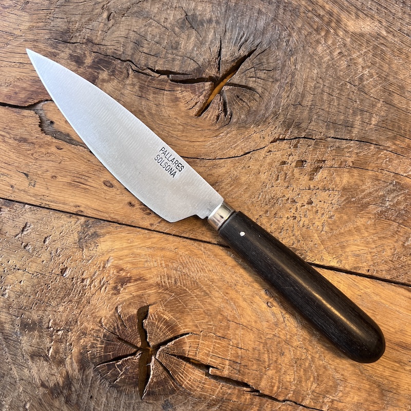 COUTEAU PALLARES CUISINE EBENE 13CM CARBONE 00001