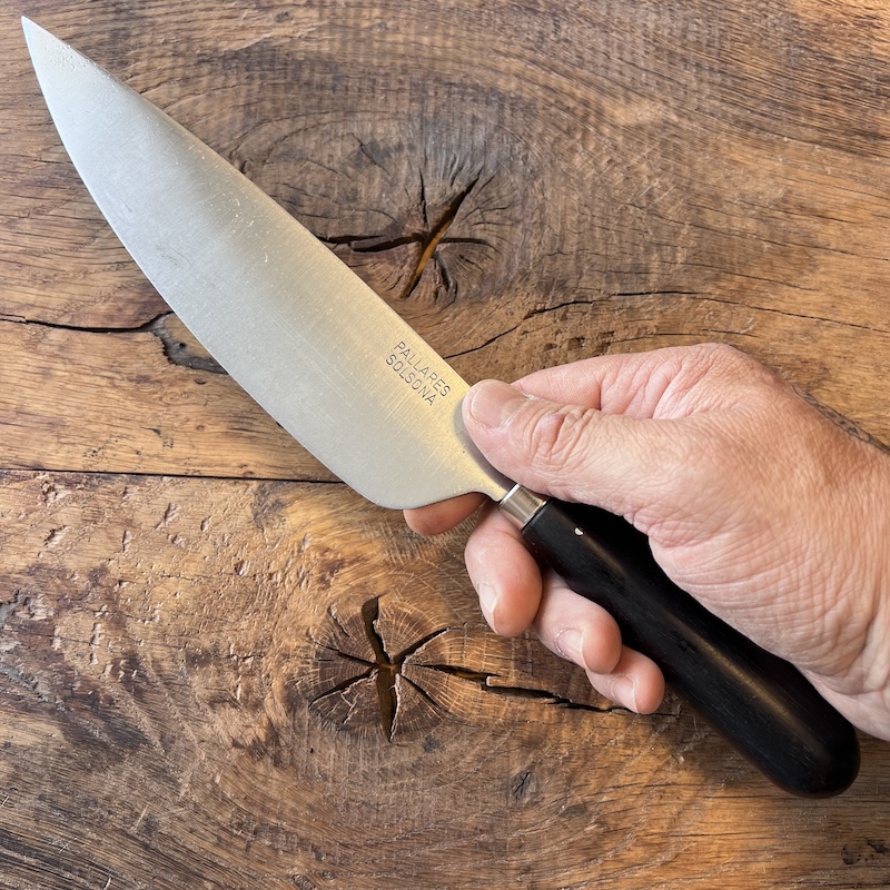 couteau pallares cuisine ebene 22cm carbone 00004 COUTEAU PALLARES CUISINE EBENE 22CM CARBONE 00004
