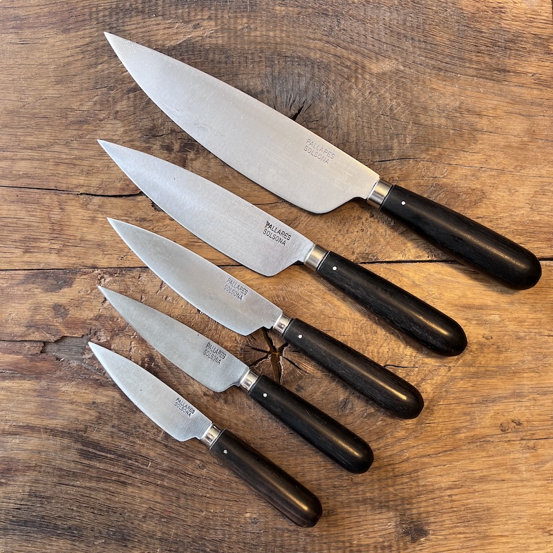 couteau pallares cuisine ebene carbone COUTEAU PALLARES CUISINE EBENE CARBONE