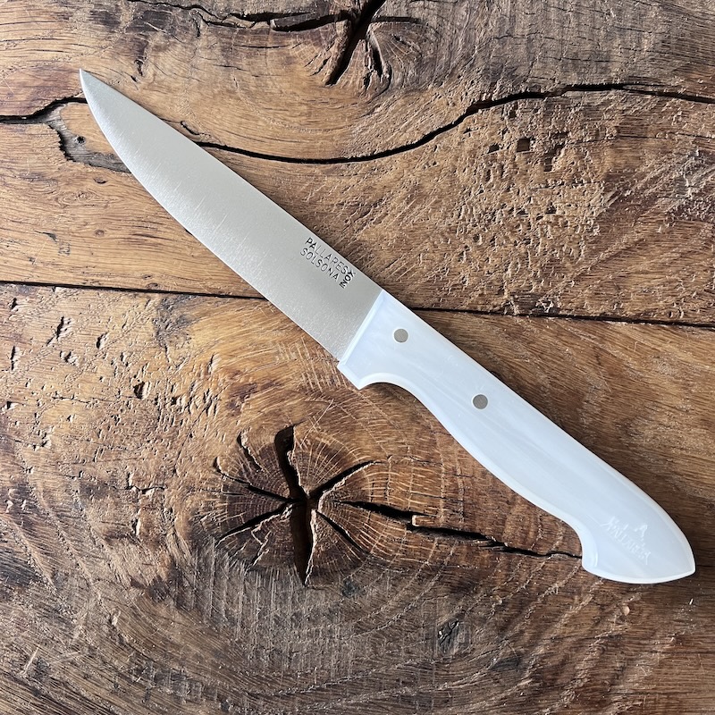 COUTEAU PALLARES TABLE NACRE 12CM INOX 00001